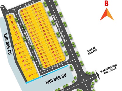 Bán 110m2 đất đẹp mặt đường trương văn lĩnh - nghi phú, tp vinh 1