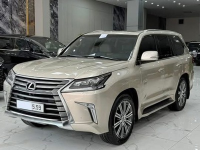 Bán Lexus LX570 sản xuất 2016, màu vàng cát cực đẹp. 2