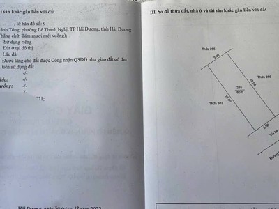 Đất Lý Thánh Tông - View sông Sặt - TP Hải Dương 0