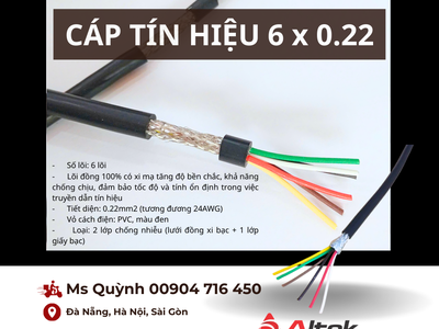 Cáp tín hiệu rs485 6x0.22 Altek Kabel Đà Nẵng, Hà Nội, Sài Gòn 1
