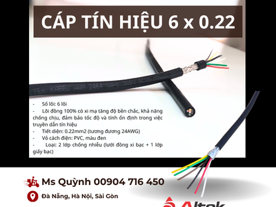 Cáp tín hiệu rs485 6x0.22 Altek Kabel Đà Nẵng, Hà Nội, Sài Gòn 0