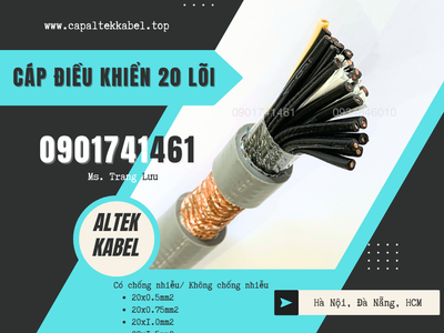 Cáp điều khiển 20x0.5/20x0.75/20x1.0/20x1.5 Altek Kabel 1