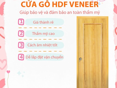 Cửa Gỗ HDF   Cửa Gỗ Gọn Nhẹ, Chất Lượng Đỉnh 2