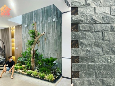 Ốp Tường Nhà Phố Bằng Đá Băm: Giải Pháp Tăng Giá Trị Thẩm Mỹ 1