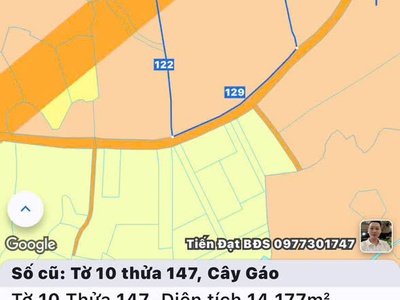 Bán đất 2 mặt tiền đường tổ 1 - tân lập 2 xã cây gáo, huyện trảng bom, tỉnh đồng nai-0909808615 1