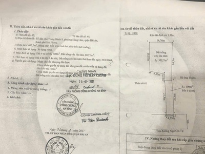 Bán nhà mặt đường ngô gia tự - hải. an - dt 505m - mt 9m 0