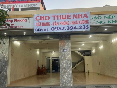 Cho thuê nhà mặt đường tân tiến, an dương, hải phòng 0
