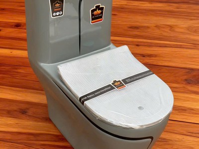 Bồn cầu trứng họa tiết vàng, đen, xám sang trọng đẹp giá rẻ HD-BCM10 0