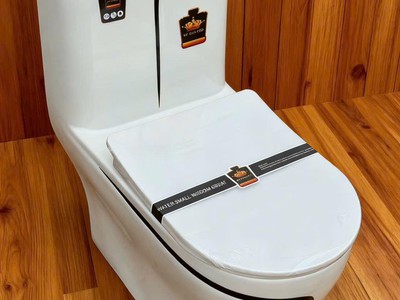 Bồn cầu trứng họa tiết vàng, đen, xám sang trọng đẹp giá rẻ HD-BCM10 3