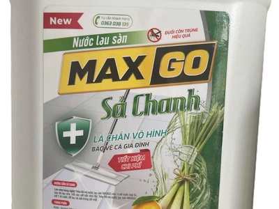 Nước lau sàn MAXGO hương sả chanh và hương hoa nhài là sản phẩm làm sạch gia đình. 1