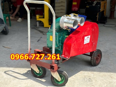 Máy hút bùn đặc, hút bùn 2 họng chống tắc chạy điện 3 pha 2