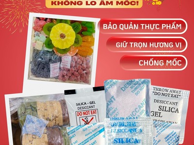 Gói hút ẩm Silicagel Thịnh Phong   Giải pháp bảo quản bánh mứt Tết an toàn và hiệu quả 0