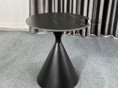 Bàn sofa mặt đá tròn 50cm TS0965-05E tại HCM 0
