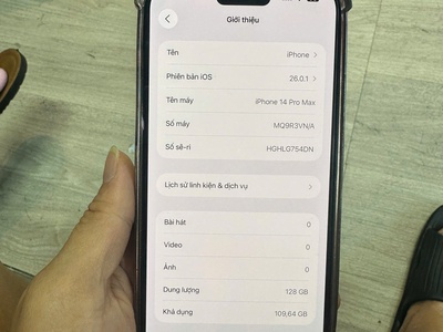 Ip 14prm 128g gold sa mạc cần bán 1