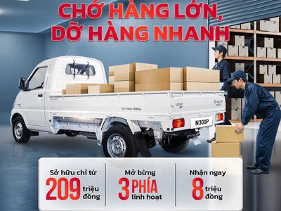 Khuyến mãi 8tr đồng và bộ quà tặng 8 món khi mua xe tải TQ Wuling N300P tại Ô Tô Lâm Phong 0