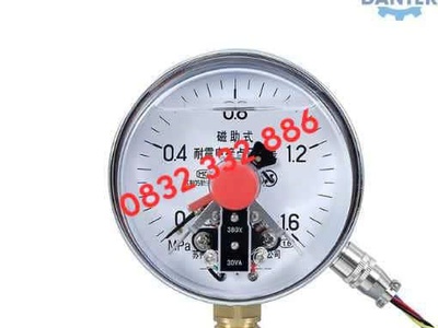 Đồng hồ áp suất 3 kim Trung Quốc Dantek chất lượng cao tại Hải Phòng 0