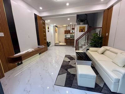 Bán nhà mới xinh lung linh, hẻm gần 4m, đường âu dương lân, p.chánh hưng. giá 5,95 tỷ tl 0