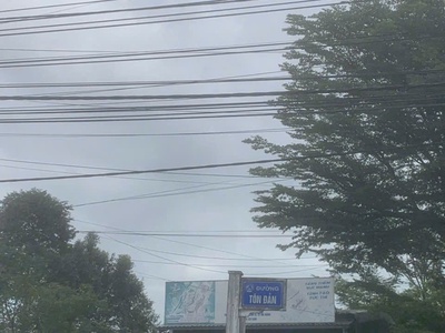 Lô đất đẹp 100m   mặt  tiền đường tôn đản gần chợ hòa phát 0