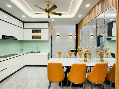 Bán nhà 5 tầng full nội thất dtsd 231m2 gần cầu vượt ngã tư ga- an phú đông -q12 2