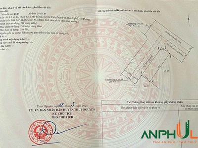 Cần bán lô đất TDP 4, Phường Thiên Hương xã Mỹ Đồng , TP Hải Phòng 0