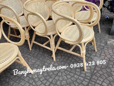 Ghế mây tre lưới mắt cáo 1