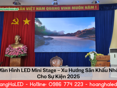 Màn Hình LED Mini Stage   Xu Hướng Sân Khấu Nhỏ Cho Sự Kiện 2025 0