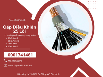 Cáp điều khiển 25x0.5/25x0.75/25x1.0/25x1.5 Altek Kabel 2