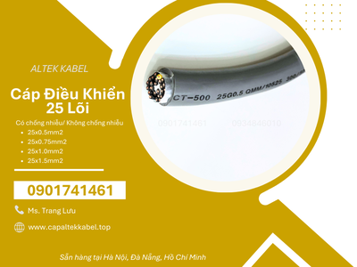Cáp điều khiển 25x0.5/25x0.75/25x1.0/25x1.5 Altek Kabel 3
