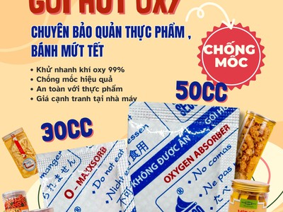 Giữ trọn hương vị - chống mốc thực phẩm gói hút Oxy Secco 1