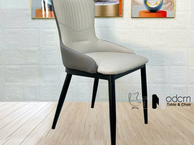 Ghế phòng ăn nệm simili chân sắt ECO 46A‑P 2