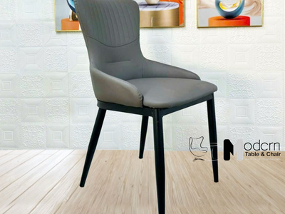 Ghế phòng ăn nệm simili chân sắt ECO 46A‑P 3