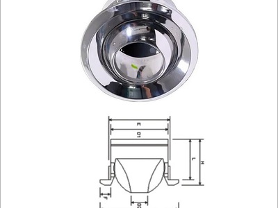 Cửa gió Jetball chất liệu Inox-304 D200 0