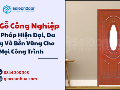 Cửa Gỗ Công Nghiệp: Giải Pháp Hiện Đại, Đa Dạng Và Bền Vững Cho Mọi Công Trình 1