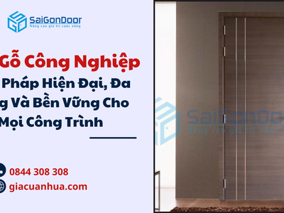 Cửa Gỗ Công Nghiệp: Giải Pháp Hiện Đại, Đa Dạng Và Bền Vững Cho Mọi Công Trình 2