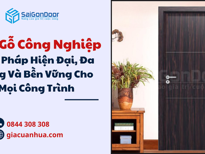 Cửa Gỗ Công Nghiệp: Giải Pháp Hiện Đại, Đa Dạng Và Bền Vững Cho Mọi Công Trình 3