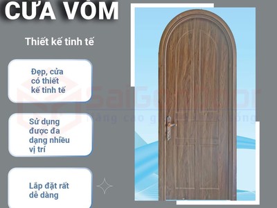 Cửa nhựa vòm composite 1