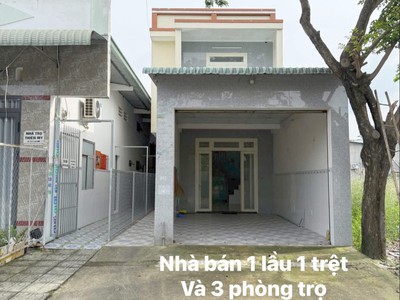 Thanh lý nhà 1 trệt 1 lầu , 3 phòng trọ , gần chợ phú lạc bình chánh tphcm 1