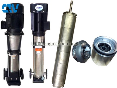 Bộ ruột buồng cánh bơm công nghiệp CNP CDL,CDLF công suất lớn 1