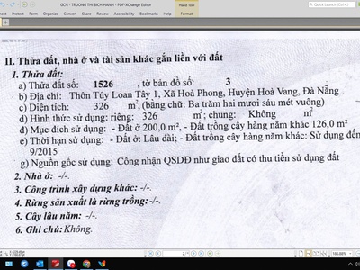 Chủ kẹt tiền bán tài sản giá rẻ 1.5ty thương lượng 1