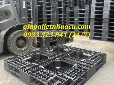 Khuyến Mãi Cuối Năm Pallet Nhựa Đen 1100x1300x150mm Giảm Giá 2