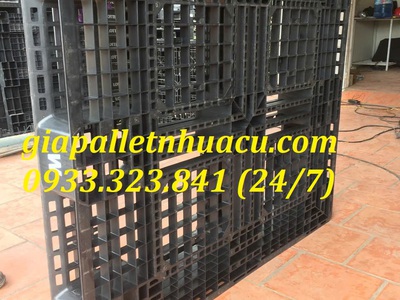 Khuyến Mãi Cuối Năm Pallet Nhựa Đen 1100x1300x150mm Giảm Giá 4