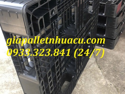 Khuyến Mãi Cuối Năm Pallet Nhựa Đen 1100x1300x150mm Giảm Giá 6