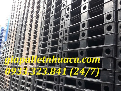 Khuyến Mãi Cuối Năm Pallet Nhựa Đen 1100x1300x150mm Giảm Giá 7