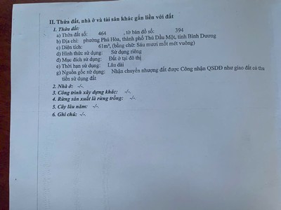 Chủ ngộp tắc thở bán lô đất cực hiếm sát chợ full thổ cư phường phú hòa, thủ dầu một 3