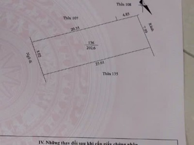 Bán lô đất ngõ phố Bình Lộc, h Tân Bình, TP HD, 202.6m2, mt 8m, đường oto tránh nhau 4