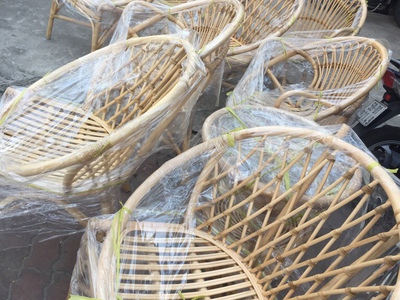 Ghế mây tre cafe 0