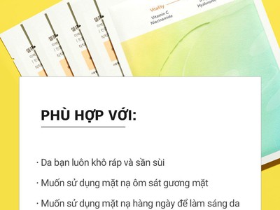 Mặt nạ làm sáng và dưỡng ẩm cho da Cell Fusion C Radiance Vita Mask, 25ml x 5 miếng 9