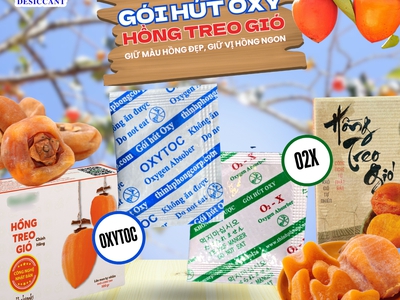 Gói hút oxy cho hồng treo gió OXYTOC OXY O2X Thịnh Phong 0