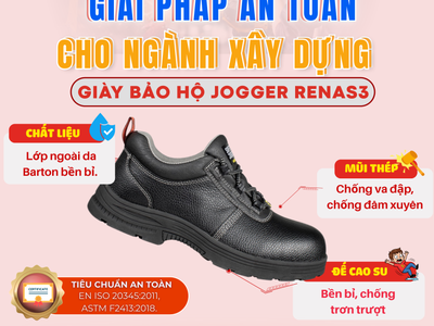 Giày bảo hộ Safety Jogger RENAS3   An toàn, bền bỉ cho mọi ngành công nghiệp 0