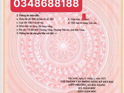 Sở hữu ngay lô đất đẹp - giá tốt - vị trí đắc địa tại thôn quyết chiến, xã lão hộ, huyện yên dũng 0